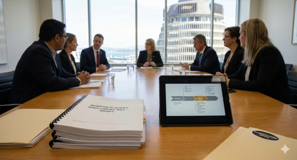 New Zealand Modern Slavery Bill Timeline